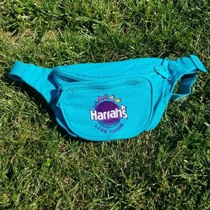 1980's/1990's Teal Harrah's Fanny Pack